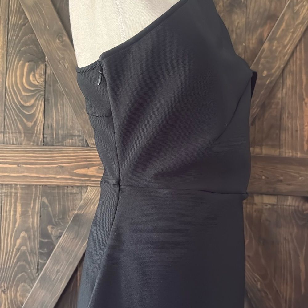 One Shoulder Side Split Asymmetrical Bodycon Midi… - image 6